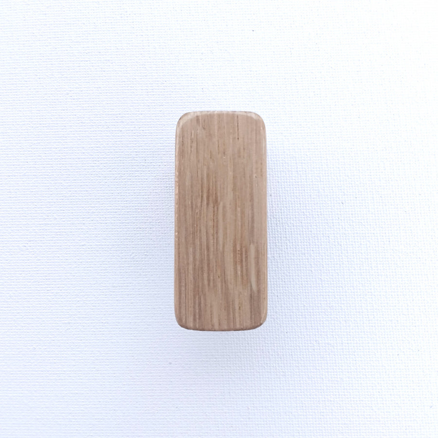 Out West White Oak Cabinet Knob