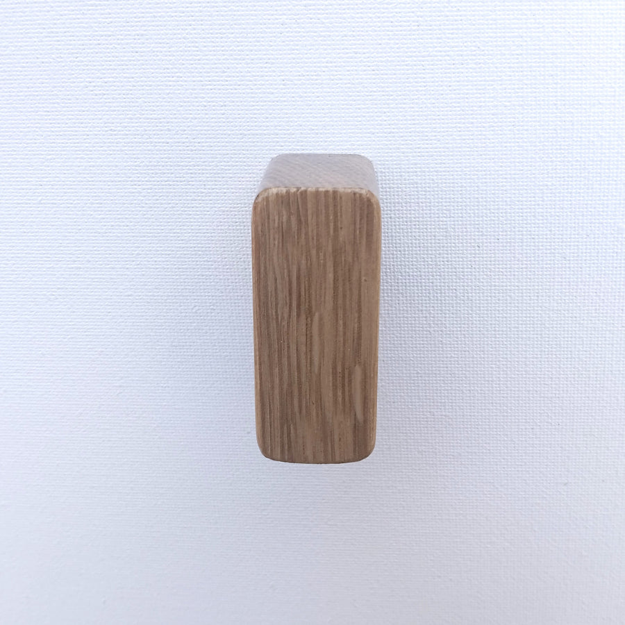 Out West White Oak Cabinet Knob