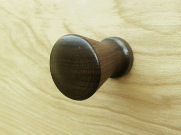 Designer Walnut Wood Cabinet Knob-Round