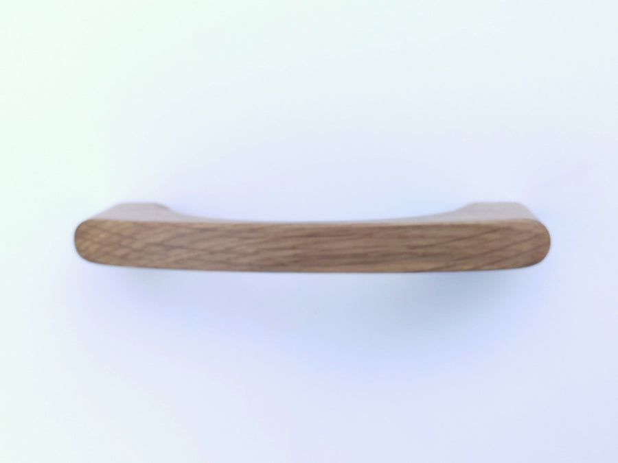 Arched Designer White Oak Wood Cabinet Pull