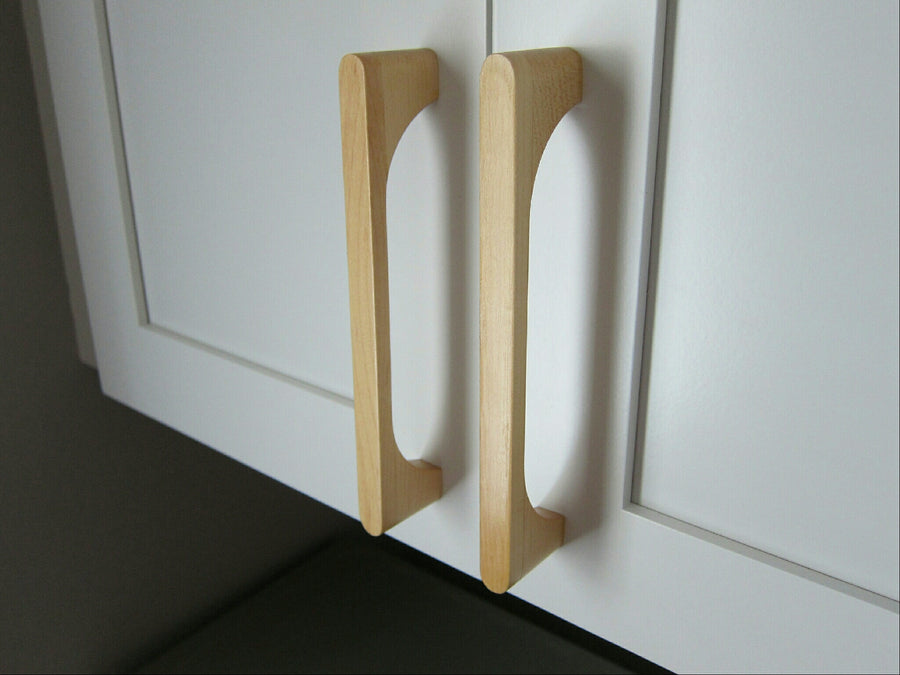 Designer Maple Wood Cabinet Pull